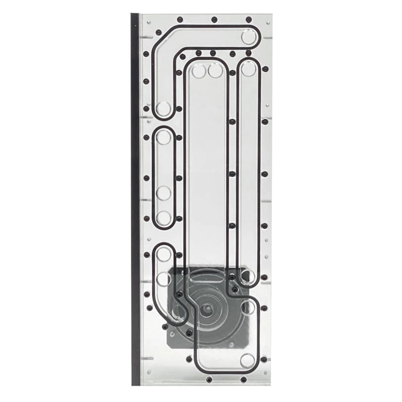 Stealkey Customs SK-Crossflow do Lian Li - O11D XL Evo Distroplate D5/DDC - akryl