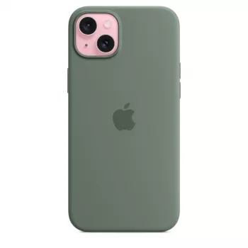 Apple iPhone 15 Plus Silicone Case z MagSafe - Cypress