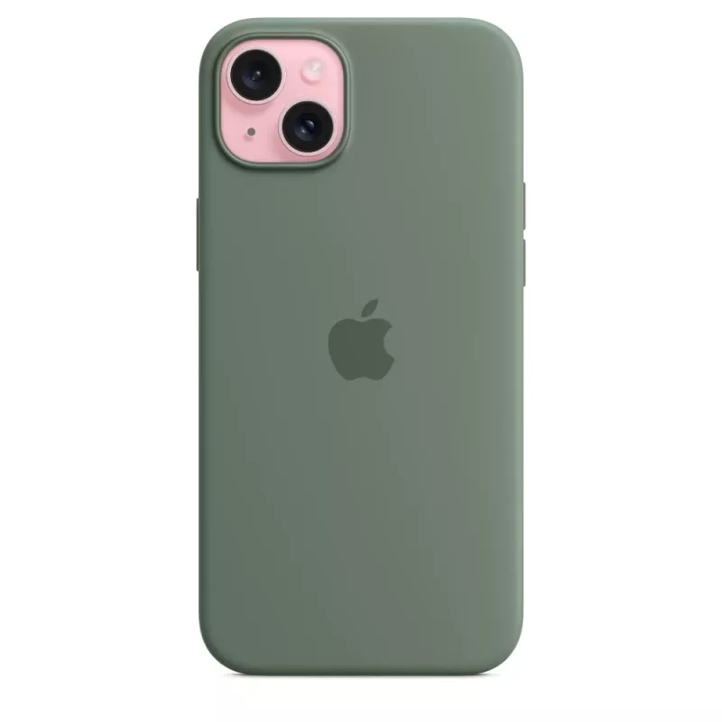 Apple iPhone 15 Plus Silicone Case z MagSafe - Cypress