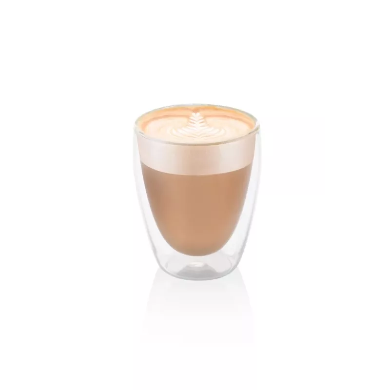 Szklanki do cappuccino Eta 240 ml przezroczyste szkło borokrzemowe
