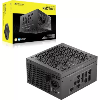 Zasilacz CORSAIR RMx Shift RM750x 750 W ATX 24-pin 80 PLUS Gold, czarny, wentylator 140 mm