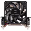 SilverStone Argon Series AR10-115XP - Chłodzenie procesora - (gniazdo LGA1156, gniazdo LGA1155, gniazdo LGA1150, gniazdo LGA1151) - aluminium i miedź - 70 mm