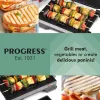 Elektryczny grill zdrowotny 2-w-1 Progress EK5854PVDE z nieprzywierającymi płytami i regulacją temperatury