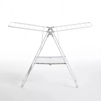Suszarka na pranie RAYEN 6116.01 — 145 x 61 cm ze zintegrowanymi uchwytami na buty