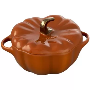 Żeliwny okrągły cocotte Staub 24 cm, kolor szałwiowa zieleń, model 40505-364-0