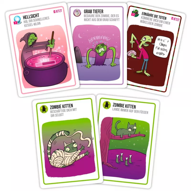 Zombie Kittens, gra karciana