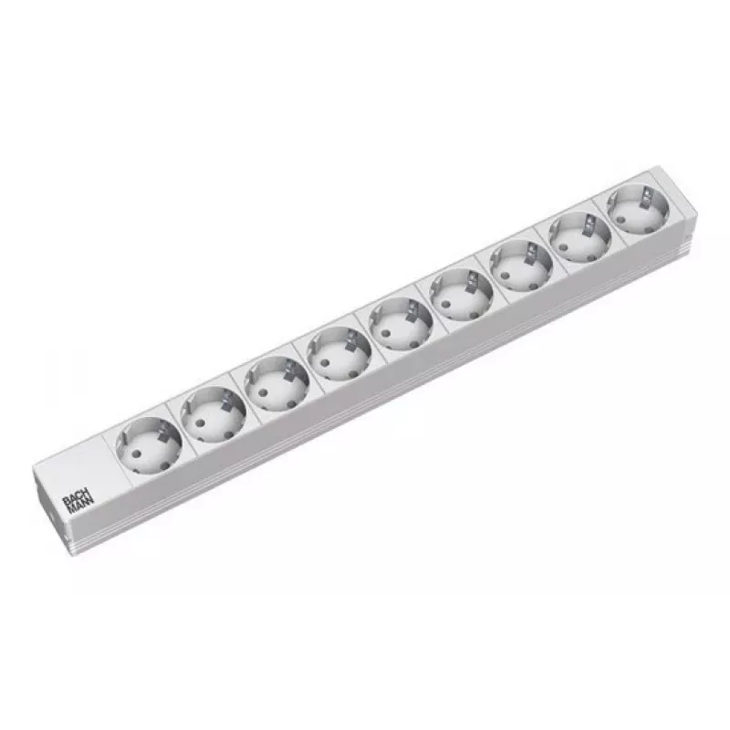 Listwa zasilająca, puszka podłogowa/blatowa, Aluminium, Bachmann 333.401