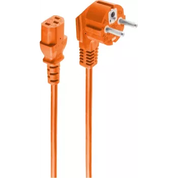 Kabel zasilający ShiverPeaks BS09-05187 pomarańczowy 1.8 m