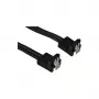 Kabel Synergy21 SATA-3 wewnętrzny 0,50 m wtyk (kątowy) czarny **