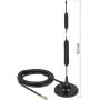 Antena dookólna DeLOCK 12418 SMA 5 dBi 0,824–1,99 GHz
