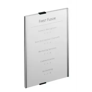 Durable Info Sign Acrylic Aluminium srebrny 4806-23