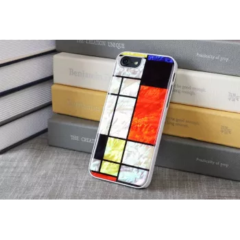 Etui ochronne iKins do Apple iPhone 8 / 7 Mondrian biały