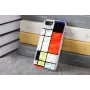 Etui ochronne iKins do Apple iPhone 8 / 7 Mondrian biały