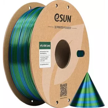 EPLA-SILK CANDY 1,75mm NIEBIESKO-ZIELONY 1kg ESUN FILAMENT DO DRUKAREK 3D (EPLA-SILK CANDY175UG1)