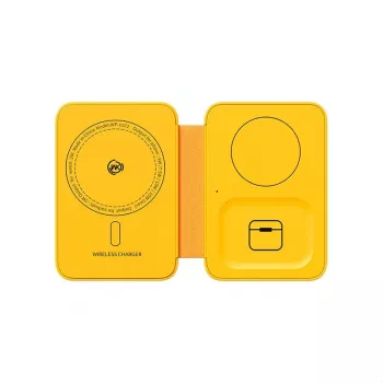 Ładowarka bezprzewodowa 3w1 WEKOME MagSafe + lusterko (bezprzewodowa, 3-w-1)