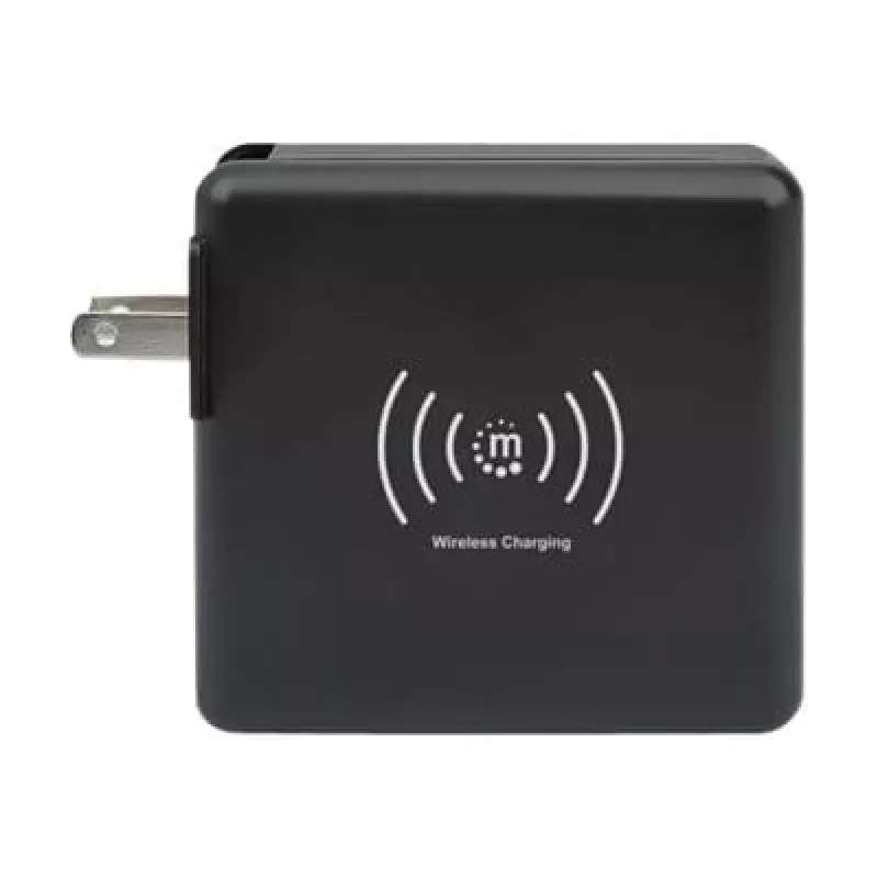 Podróżna ładowarka sieciowa i powerbank Manhattan 4-w-1