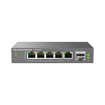 Przełącznik sieciowy Grandstream GWN 7700MP z 5 portami 2.5GbE i 1 portem SFP