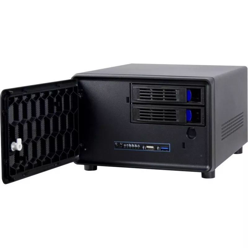 Inter-Tech SC-2100 - Small Form Factor (SFF) - PC - Czarny - Mini-ITX - Stal - Aktywność - Alarm - HDD - Sieć - Zasilanie (88887285)