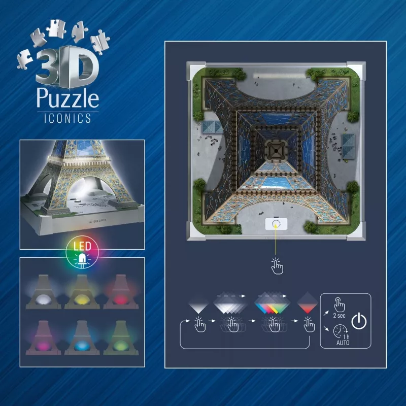 Puzzle 3D Wieża Eiffla