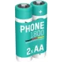 Ansmann ANS 1312-0038 - Bateria DECT NiMH AA Mignon 1600 mAh 2 szt. - Bateria - Mignon (AA) (1312-0038)