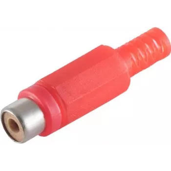 Złącze przewodowe RCA czerwone ShiverPeaks BS51500-R