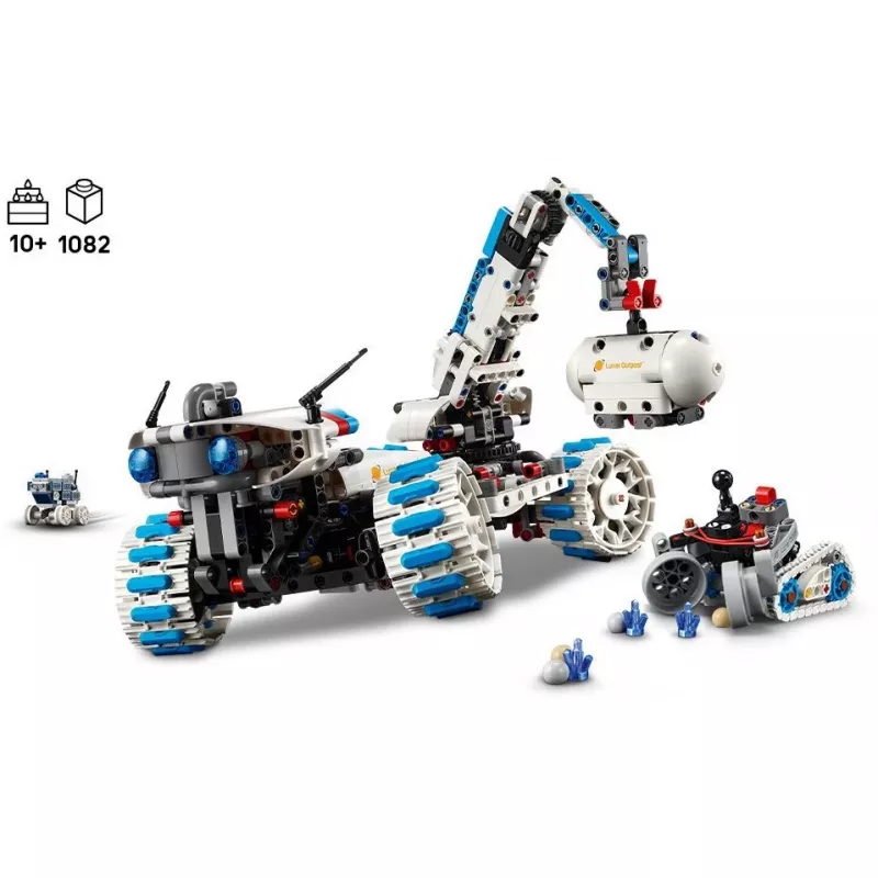 LEGO Technic 42211 Lunar Outpost Moon Rover – zabawka konstrukcyjna, 1082 szt., budowa modułowa, 130×310×190 mm