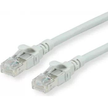 ROLINE - Kabel krosowy - RJ-45 (M) do RJ-45 (M) - 30 cm - SFTP - CAT 6a - Szary (21.15.2970)