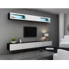 Cama Szafka VIGO 90 pełna 90/35/32 czarny/biały połysk