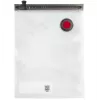 Pojemnik do pakowania próżniowego ZWILLING 36807-007-0, prostokątny plastikowy pojemnik na żywność, 1,1 l i 2,3 l, hermetyczna pokrywka z możliwością blokowania, odłączany, półprzezroczysty biały