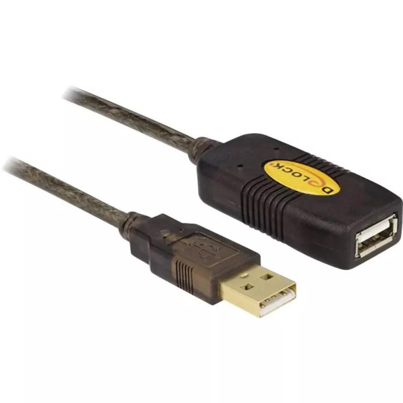 Kabel USB DeLOCK 30m USB2.0 USB A Czarny