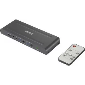 SpeaKa Professional SP-HDA-300 2+1 Port HDMI-Switch ARC (Audio Return Channel) 3480 x 2160 Pixel (SP-10461508)