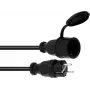 Przedłużacz PSSO 30245758 3x2,5 mm 15 m Czarny