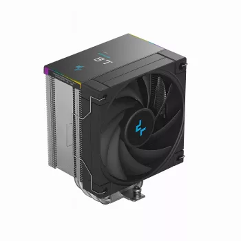 Chłodzenie powietrzne DeepCool AK500S Digital SE — wentylator 120 mm, obsługa gniazd LGA1700/AM5/AM4 oraz Intel LGA115x/1200, czarne