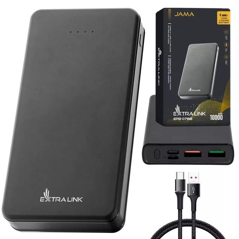 Przenośny powerbank Extralink EPB-078B 10000 mAh