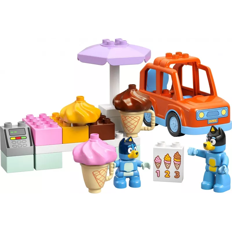 LEGO BLUEY 10458 Wycieczka na lody z Bluey