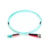 DIGITUS Professional - Patch-Kabel - LC Multi-Mode (M) - ST multi-mode (M) - 1,0m - Glasfaser - 50/125 Mikrometer - OM3 - halogenfrei, mit Knickschutz
