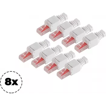 Wtyk sieciowy ShiverPeaks 75011-8 Cat.6 beznarzędziowe złącze RJ45, 8P8C