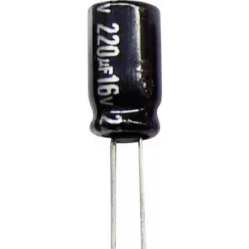 PANASONIC NHG-A 2,2M 63 - Elko, radial, 2,2 mF, 63 V, RM 7,5, 1000h, 105°C, 20% (ECA1JHG222)