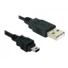 Kabel USB DeLOCK 82252 USB 2.0 1.5m USB A Mini-USB B Czarny