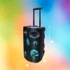 Przenośny głośnik karaoke Bluetooth MANTA SPK0803B140 140 W, zasilany bateriami, MIC/USB/microSD, FM, equalizer, kółka