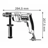Wiertarka sieciowa Bosch 0 601 049 603 — 550 obr./min, 550 W pobór mocy, 285 W moc wyjściowa, 40 mm w drewnie, 13 mm w stali, 2,1 kg