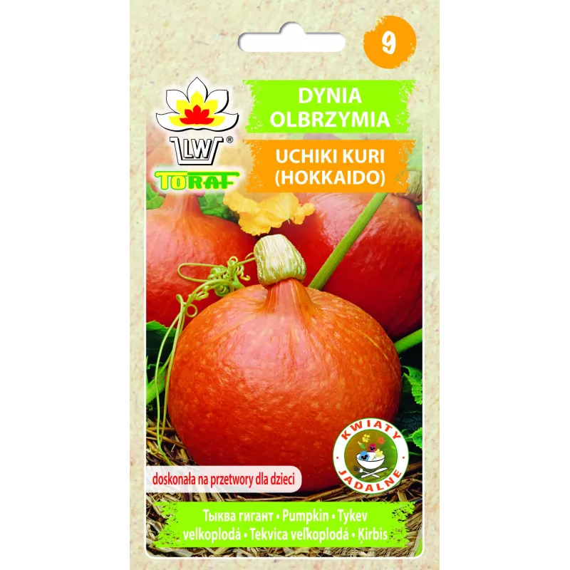 Nasiona dyni Uchiki Kuri Toraf, opakowanie 5g