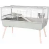Klatka ZOLUX Neolife 100 zielona — drewniana klatka dla małych zwierząt 990×760×540 mm, odstęp między prętami 15 mm
