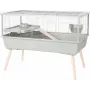 Klatka ZOLUX Neolife 100 zielona — drewniana klatka dla małych zwierząt 990×760×540 mm, odstęp między prętami 15 mm