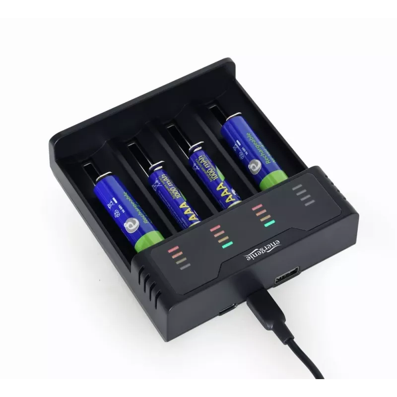 Ładowarka do akumulatorów Gembird BC-USB-02 USB Li-Ion NiCd NiMH