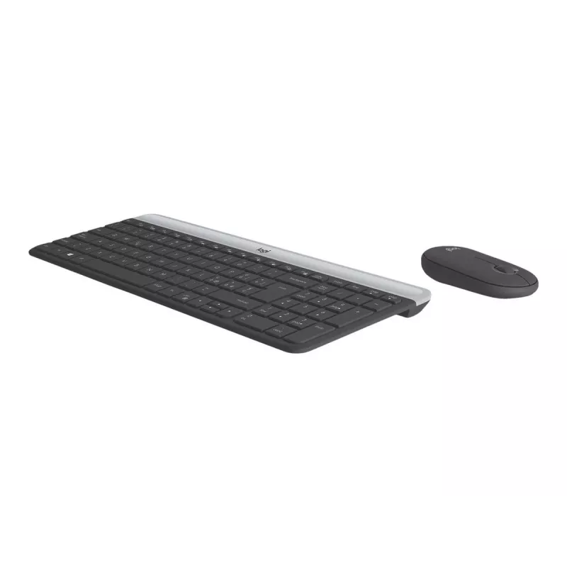 Zestaw klawiatura i mysz Logitech MK470 cienki Combo