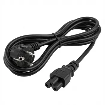 EFB-Elektronik przewód zasilający z wtykiem uziemionym 90° - C5 180°, czarny, 3 m, 3 x 0,75 mm² Producent: EFB Elektronik (EK552.3V2)