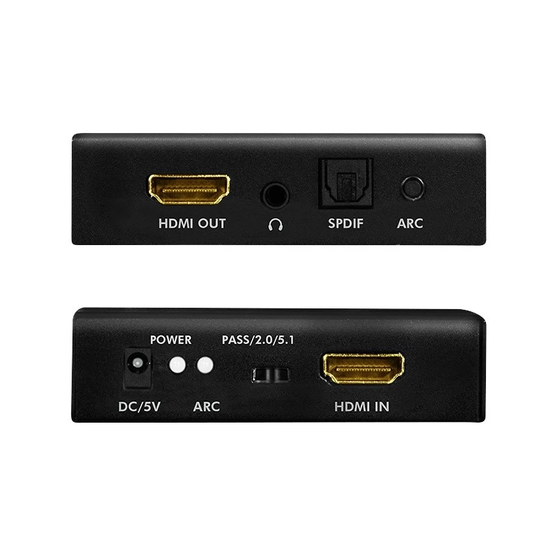 Ekstraktor audio HDMI 2CH/5.1CH, 4K/60Hz