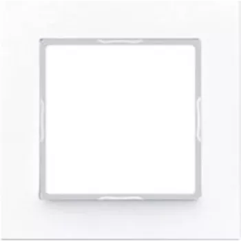 Pokrywa włącznika ściennego JUNG AC 581 WW biała, duroplast, 84×84 mm