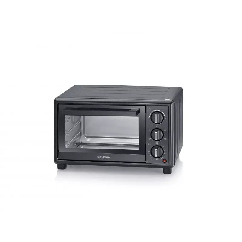 Elektryczny piekarnik nablatowy SEVERIN TO 2079 — pojemność 20 l, 1600 W, czarny